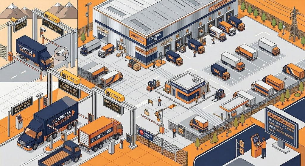Optimizing Logistics Yard Management with Automatic License Plate Recognition